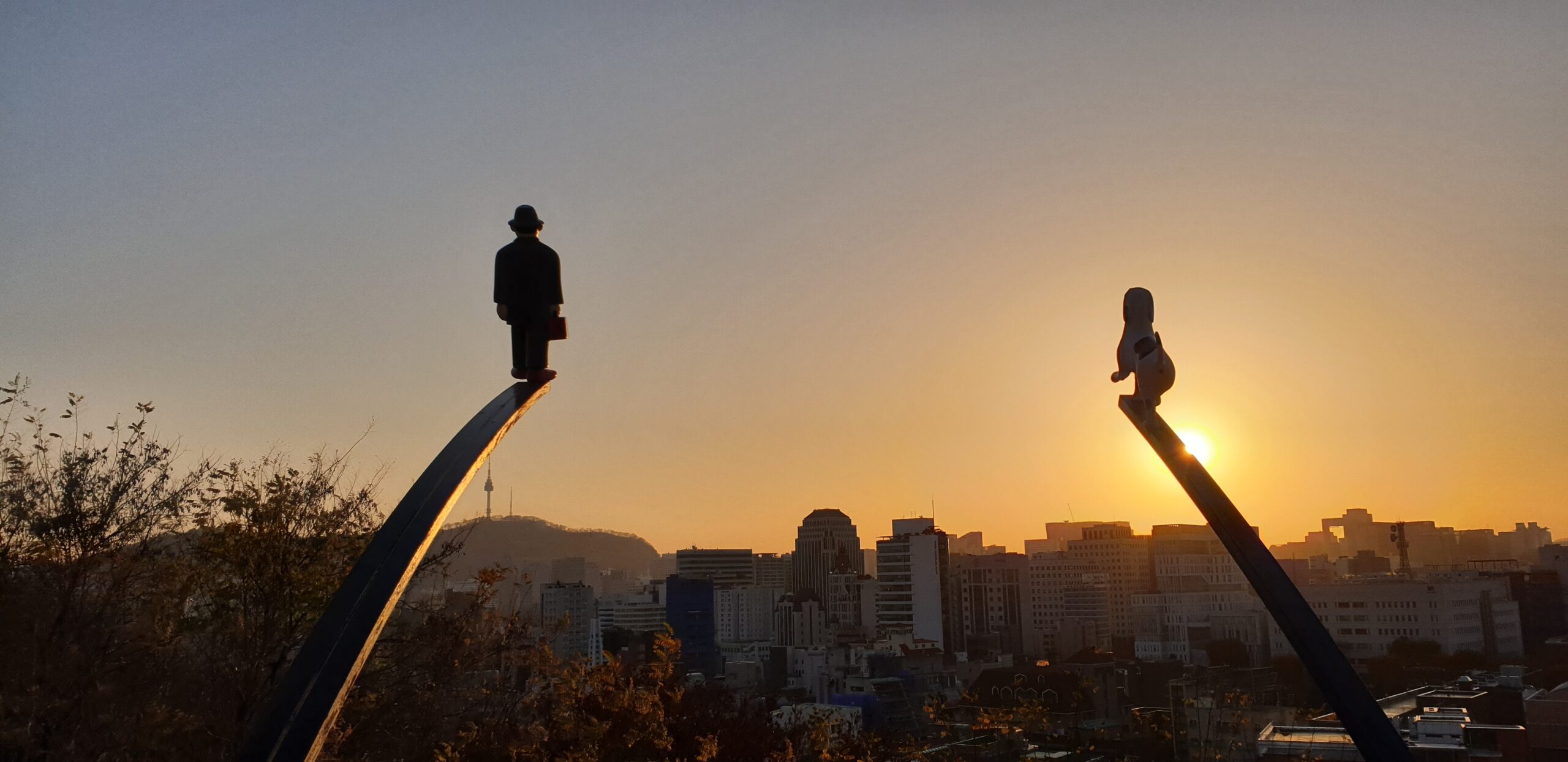 View from the Seoul city wall.