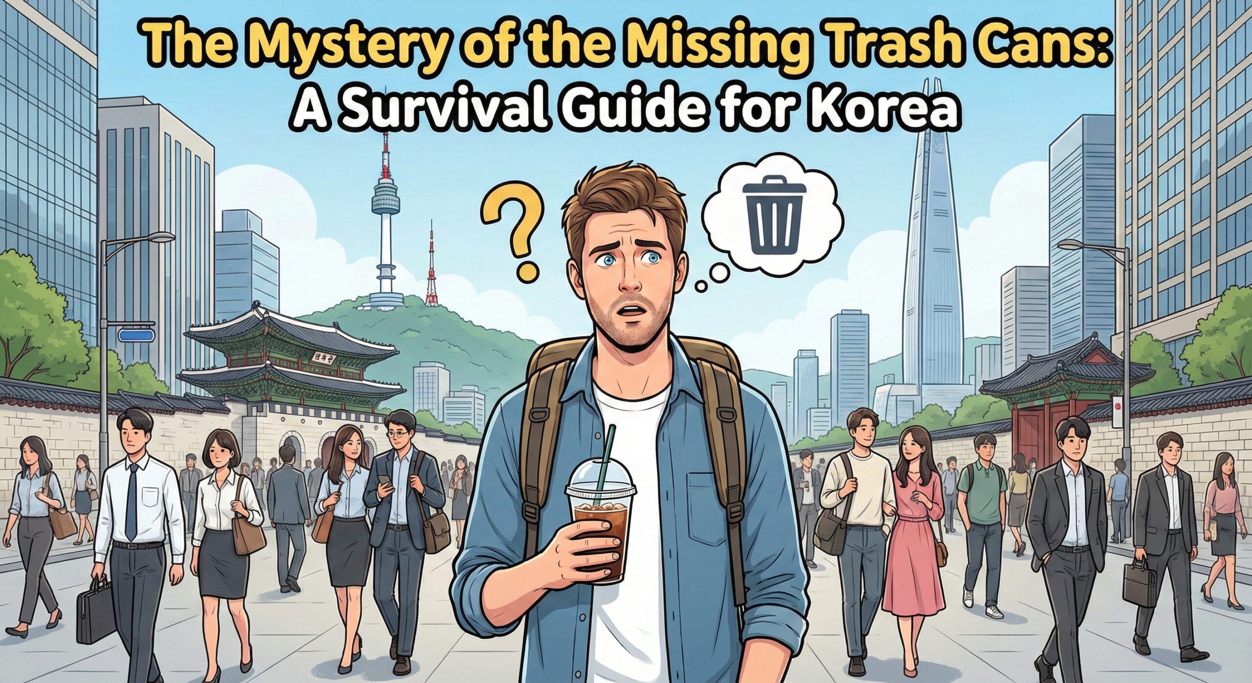 The Mystery of Korea’s Missing Trash Cans – How to Survive!